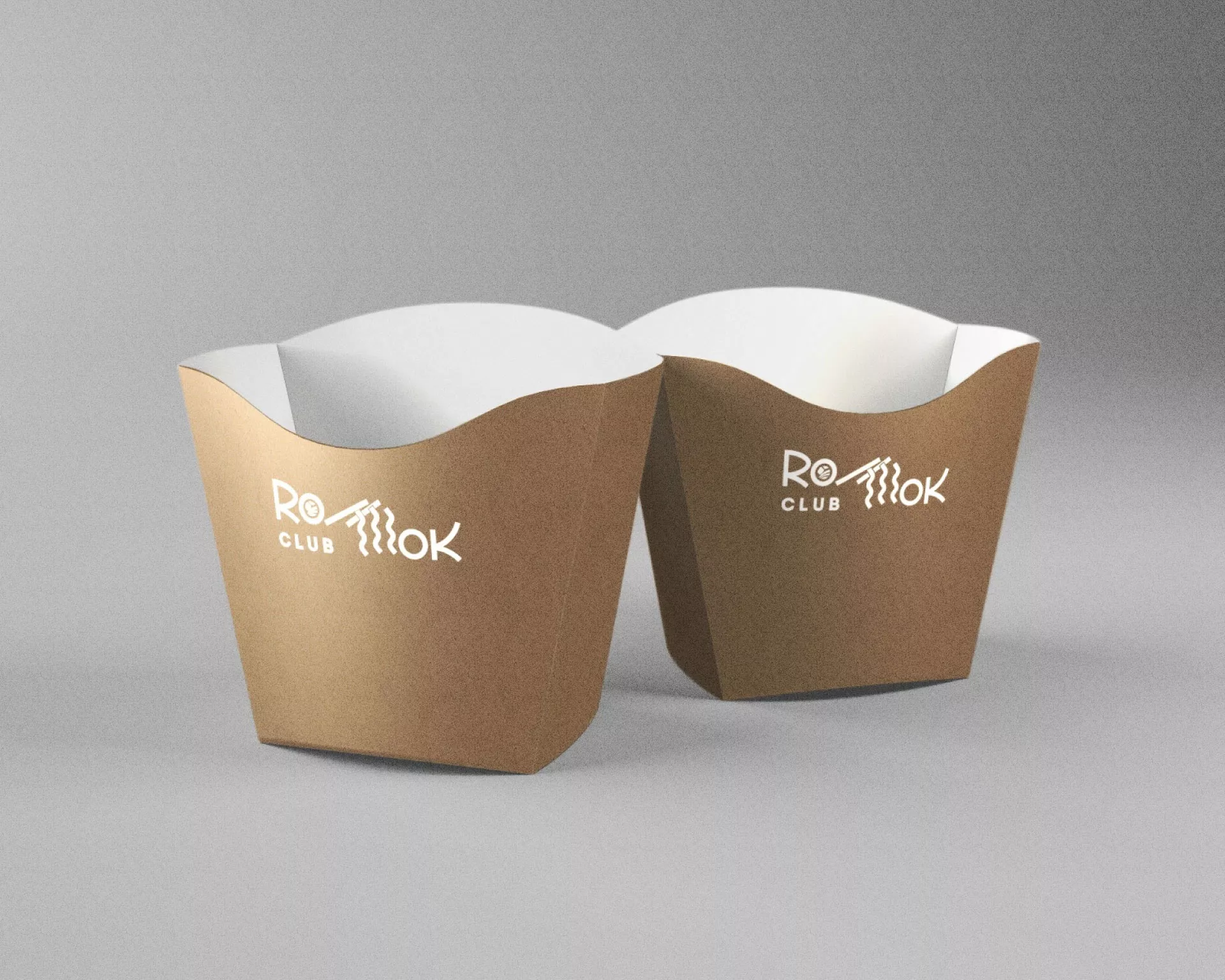 Создание дизайна упаковки суши-бара «Roll Wok Club» в Советской Гавани